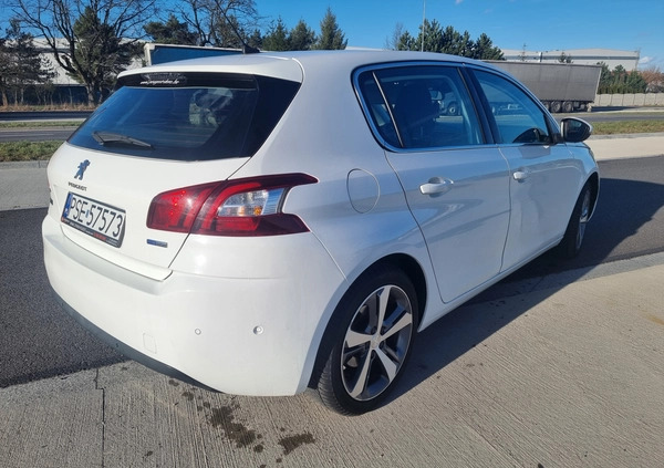 Peugeot 308 cena 43500 przebieg: 172000, rok produkcji 2017 z Mosina małe 232